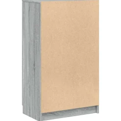 vidaXL Schoenenkast 59x35x100 cm bewerkt hout grijs sonoma eikenkleur