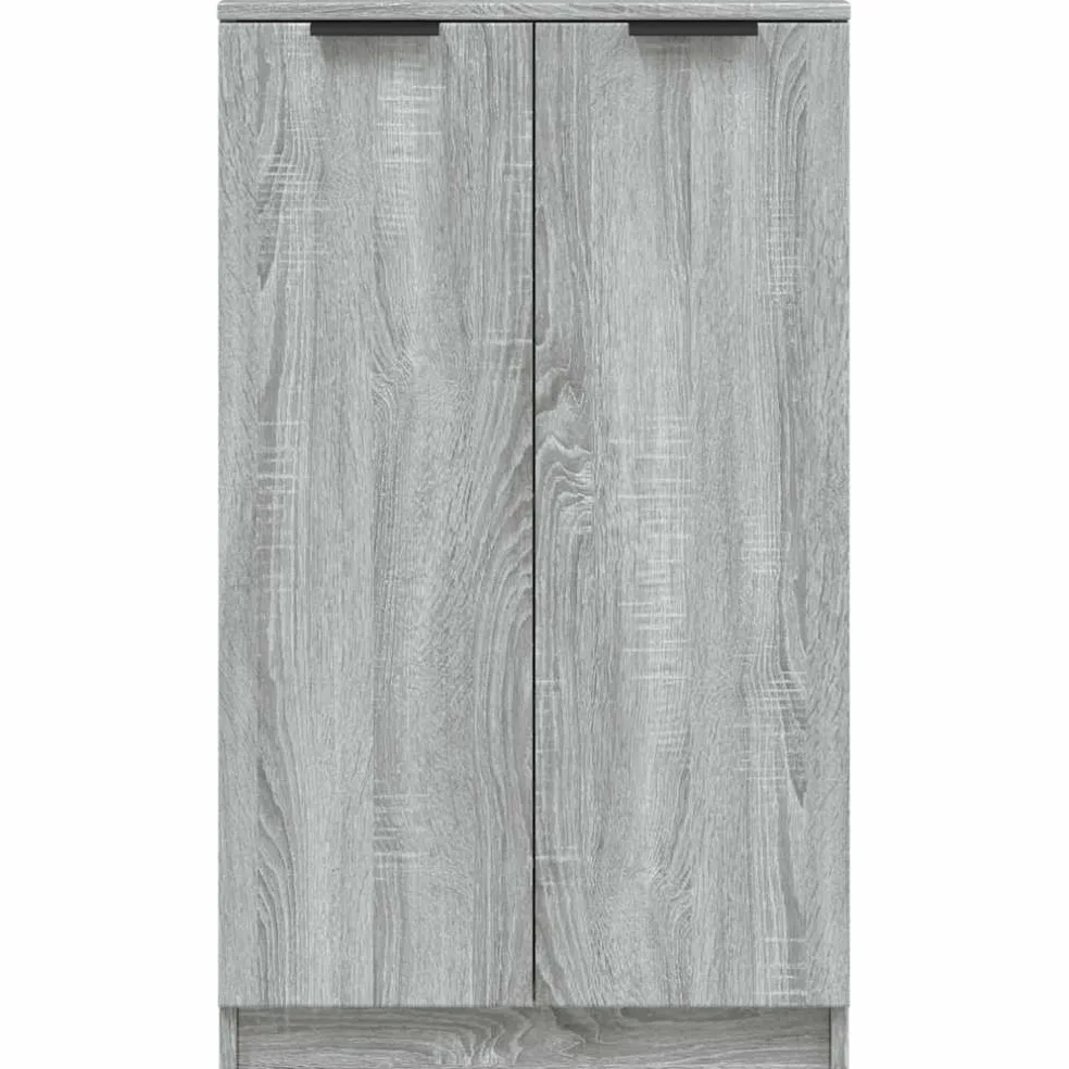 vidaXL Schoenenkast 59x35x100 cm bewerkt hout grijs sonoma eikenkleur