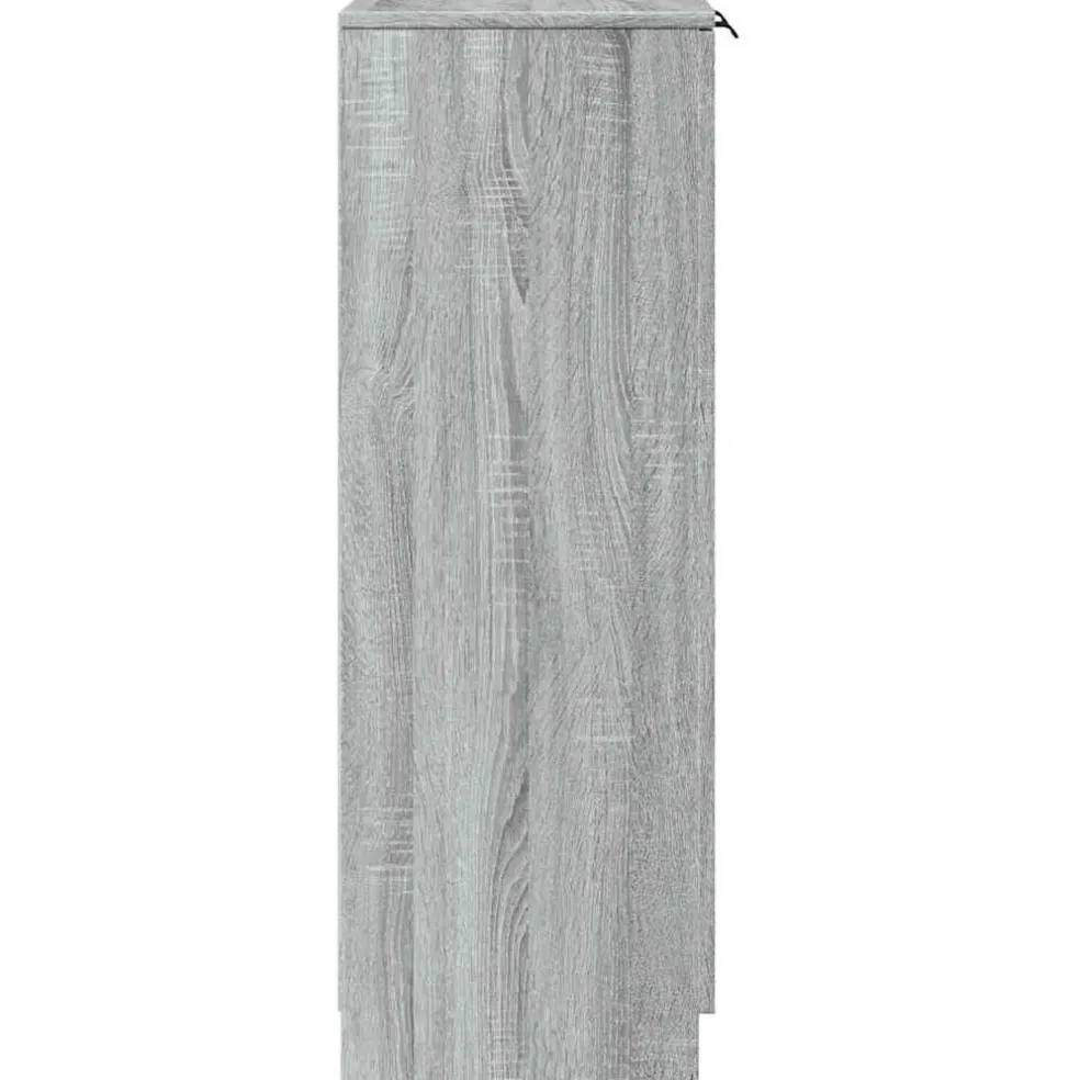 vidaXL Schoenenkast 59x35x100 cm bewerkt hout grijs sonoma eikenkleur