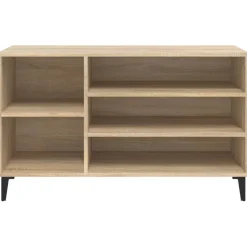 vidaXL Schoenenkast 102x36x60 cm bewerkt hout sonoma eikenkleurig