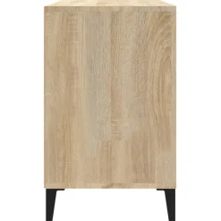 vidaXL Schoenenkast 102x36x60 cm bewerkt hout sonoma eikenkleurig