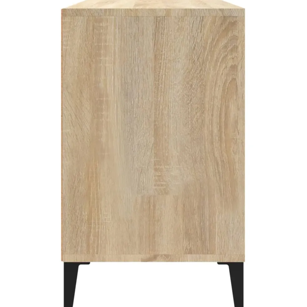vidaXL Schoenenkast 102x36x60 cm bewerkt hout sonoma eikenkleurig