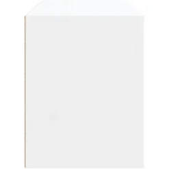 vidaXL Schoenenkast 80x35x45 cm bewerkt hout hoogglans wit