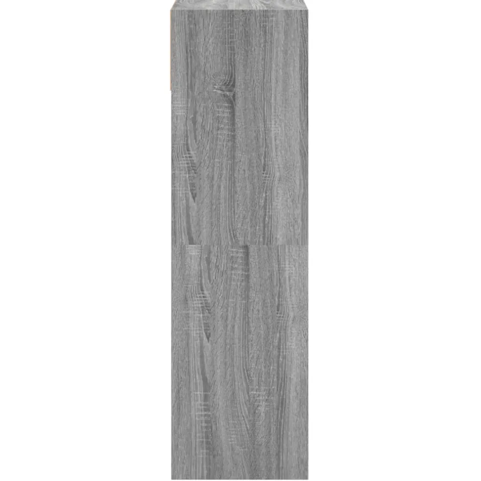 vidaXL Schoenenkast 102x36x60 cm bewerkt hout gerookt eikenkleurig