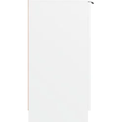 vidaXL Schoenenkast 59x35x70 cm bewerkt hout wit