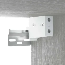 vidaXL Schoenenkast 52,5x30x50 cm grijs sonoma eikenkleurig