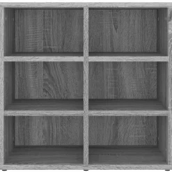 vidaXL Schoenenkast 52,5x30x50 cm grijs sonoma eikenkleurig