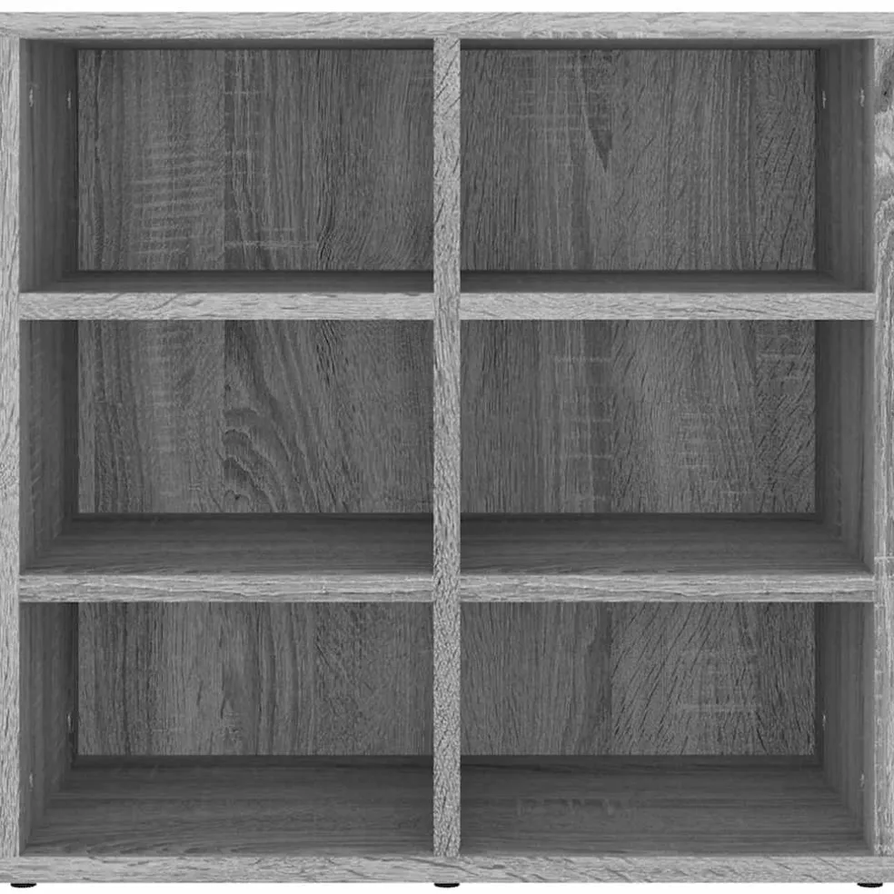 vidaXL Schoenenkast 52,5x30x50 cm grijs sonoma eikenkleurig