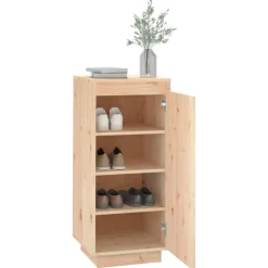 vidaXL Schoenenkast 35x35x80 cm massief grenenhout