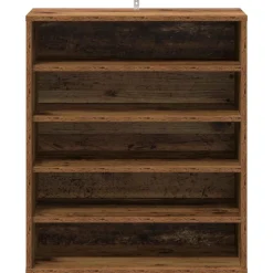 vidaXL Schoenenkast 60 x 35 x 70 cm Oud hout 20 kg per plank