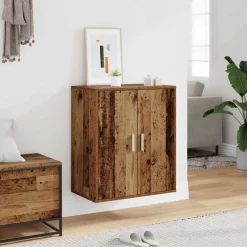 vidaXL Schoenenkast 60 x 35 x 70 cm Oud hout