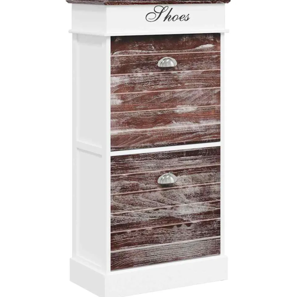 vidaXL Schoenenkast 50x28x98 cm paulowniahout bruin