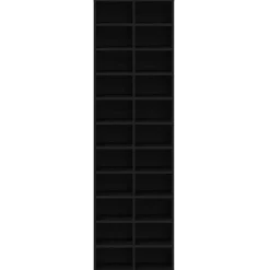 vidaXL Schoenenkast 54x34x183 cm spaanplaat zwart eikenkleurig