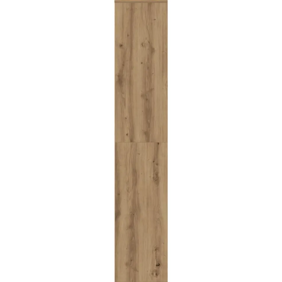 vidaXL Schoenenkast 54x34x183 cm spaanplaat ambachtelijk eikenkleurig