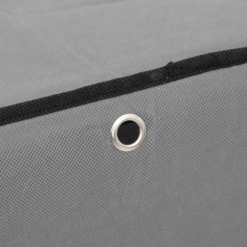 vidaXL Schoenenkast 60x30x166 cm stof grijs