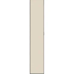 vidaXL Schoenenkast 60x30x166 cm stof crèmekleurig