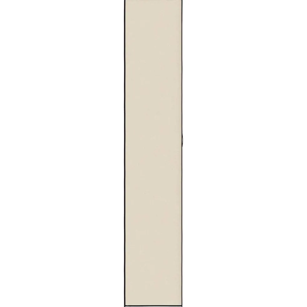 vidaXL Schoenenkast 60x30x166 cm stof crèmekleurig