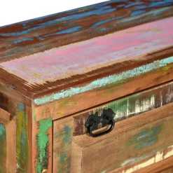 vidaXL Schoenenopbergbank massief gerecycled hout