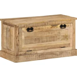 vidaXL Schoenenopbergbank 85x40x45 cm massief mangohout