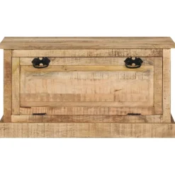 vidaXL Schoenenopbergbank 85x40x45 cm massief mangohout