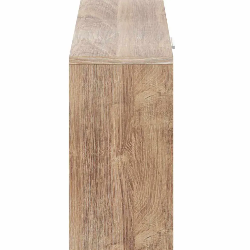 vidaXL Schoenenopbergbank 80x24x45 cm eikenkleurig