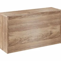 vidaXL Schoenenopbergbank 80x24x45 cm eikenkleurig