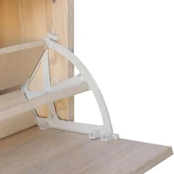 vidaXL Schoenenopbergbank 80x24x45 cm eikenkleurig