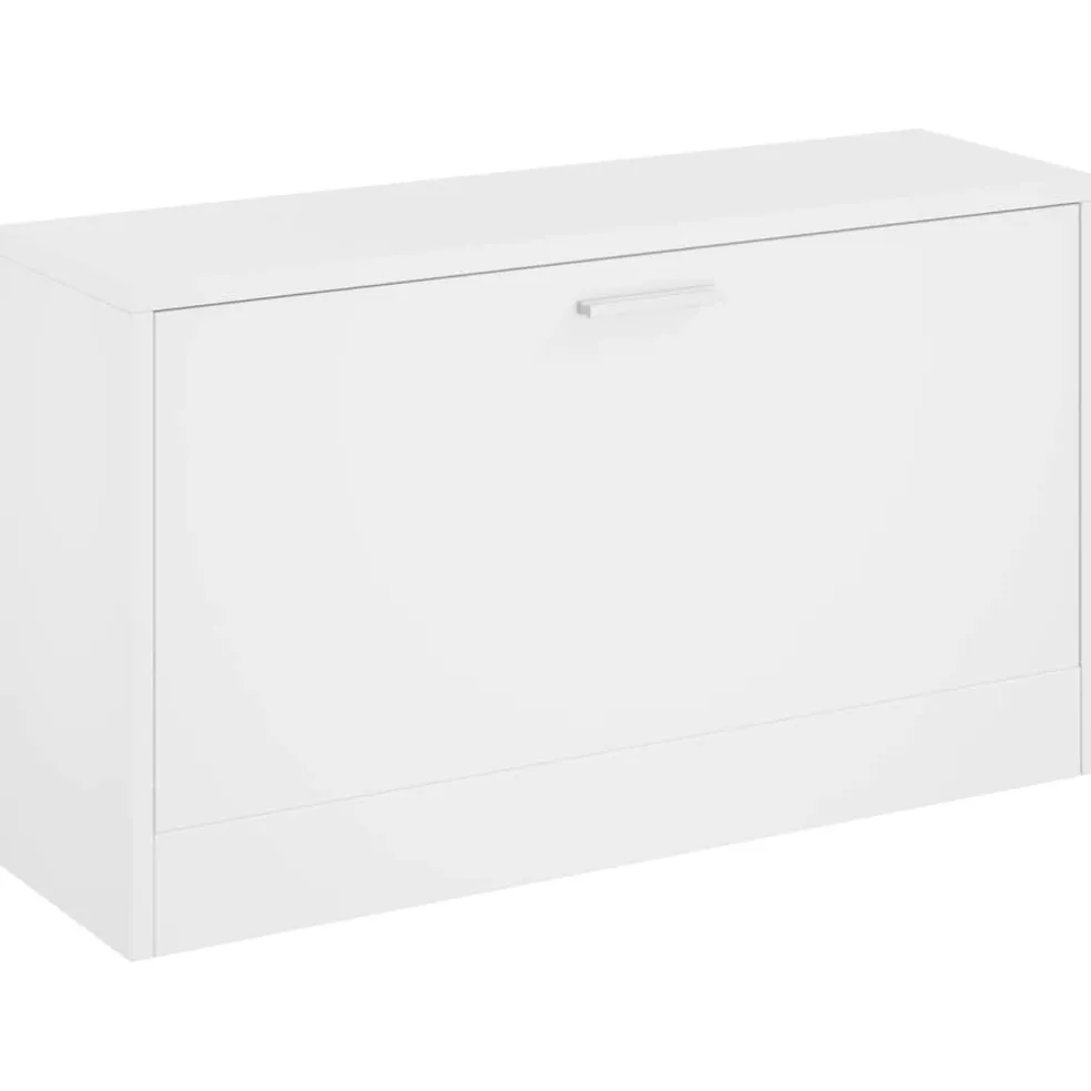 vidaXL Schoenen opbergkast 80x24x45 cm wit