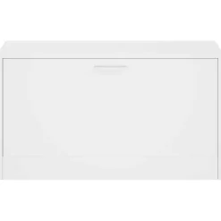 vidaXL Schoenen opbergkast 80x24x45 cm wit