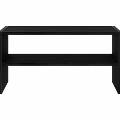 vidaXL Schoenenrek stapelbaar 60x30x30,5 cm zwart eikenkleurig