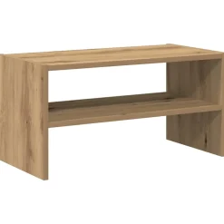 vidaXL Schoenenrek stapelbaar 60x30x30,5 cm artisanaal eikenkleurig