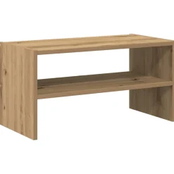 vidaXL Schoenenrek stapelbaar 60x30x30,5 cm artisanaal eikenkleurig