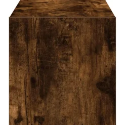 vidaXL Schoenenrek stapelbaar 60x30x30,5 cm gerookt eikenkleurig