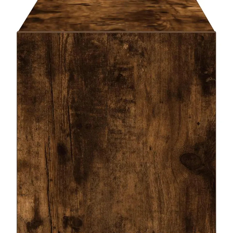 vidaXL Schoenenrek stapelbaar 60x30x30,5 cm gerookt eikenkleurig