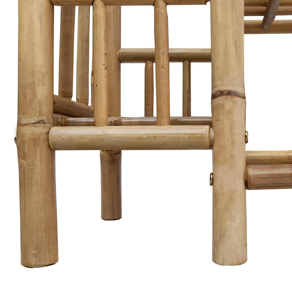 vidaXL Schoenenrek 88 x 27 x 80 cm Bamboe Naturel