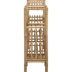 vidaXL Schoenenrek 88 x 27 x 80 cm Bamboe Naturel