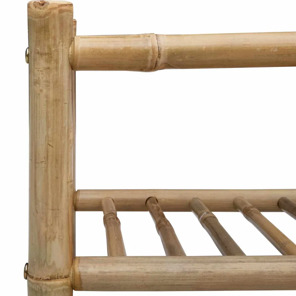 vidaXL Schoenenrek 68 x 28 x 30 cm Bamboe Naturel