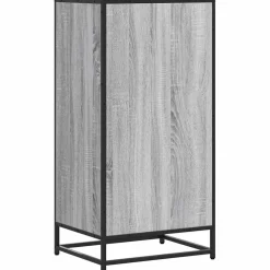 vidaXL Schoenenrek 48x38x97,5 cm bewerkt hout grijs sonoma eikenkleur