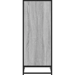 vidaXL Schoenenrek 48x38x97,5 cm bewerkt hout grijs sonoma eikenkleur