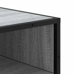 vidaXL Schoenenrek 48x38x97,5 cm bewerkt hout grijs sonoma eikenkleur