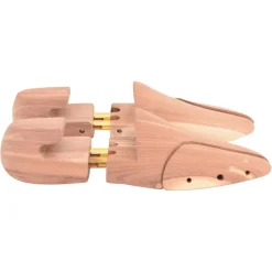 vidaXL Schoenspanner met schoenlepel EU 36-37 massief cederhout