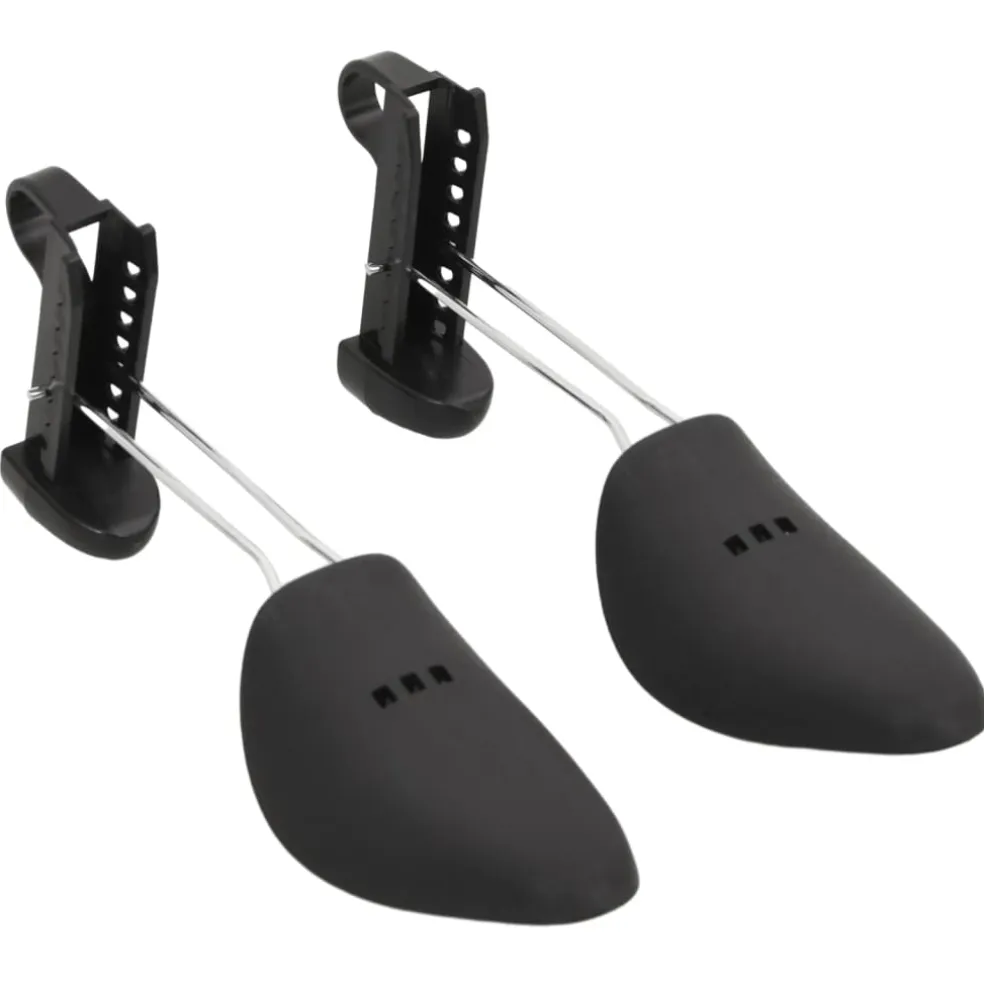 vidaXL Schoenspanners 5 paar EU 35-38 kunststof zwart
