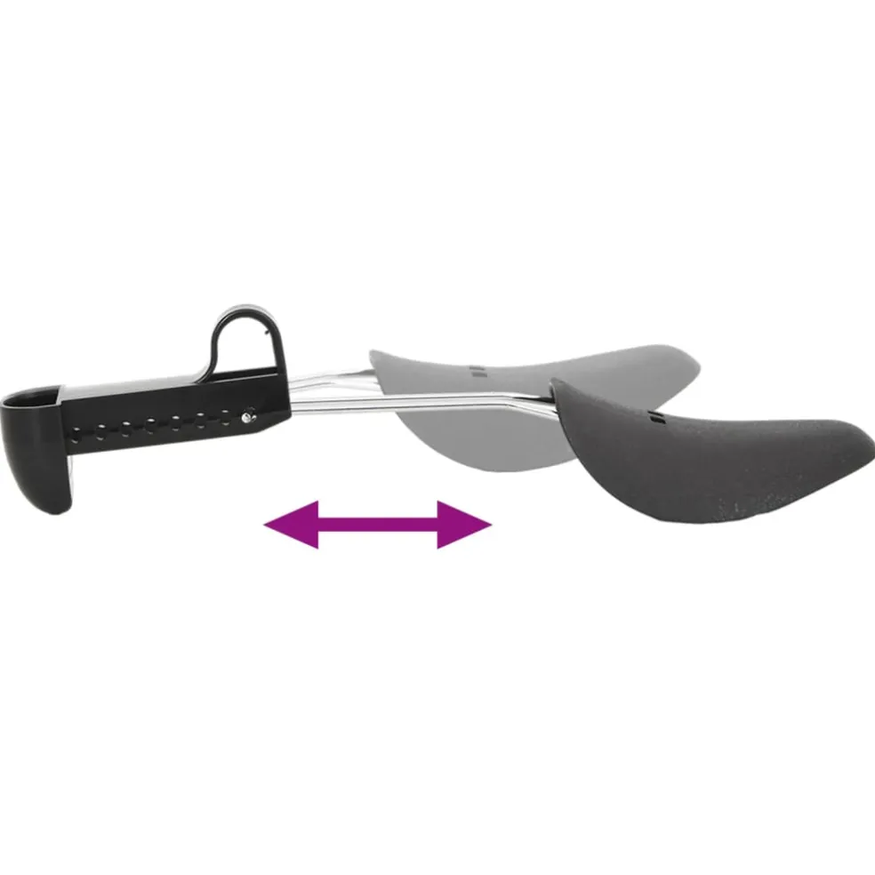 vidaXL Schoenspanners 5 paar EU 35-38 kunststof zwart
