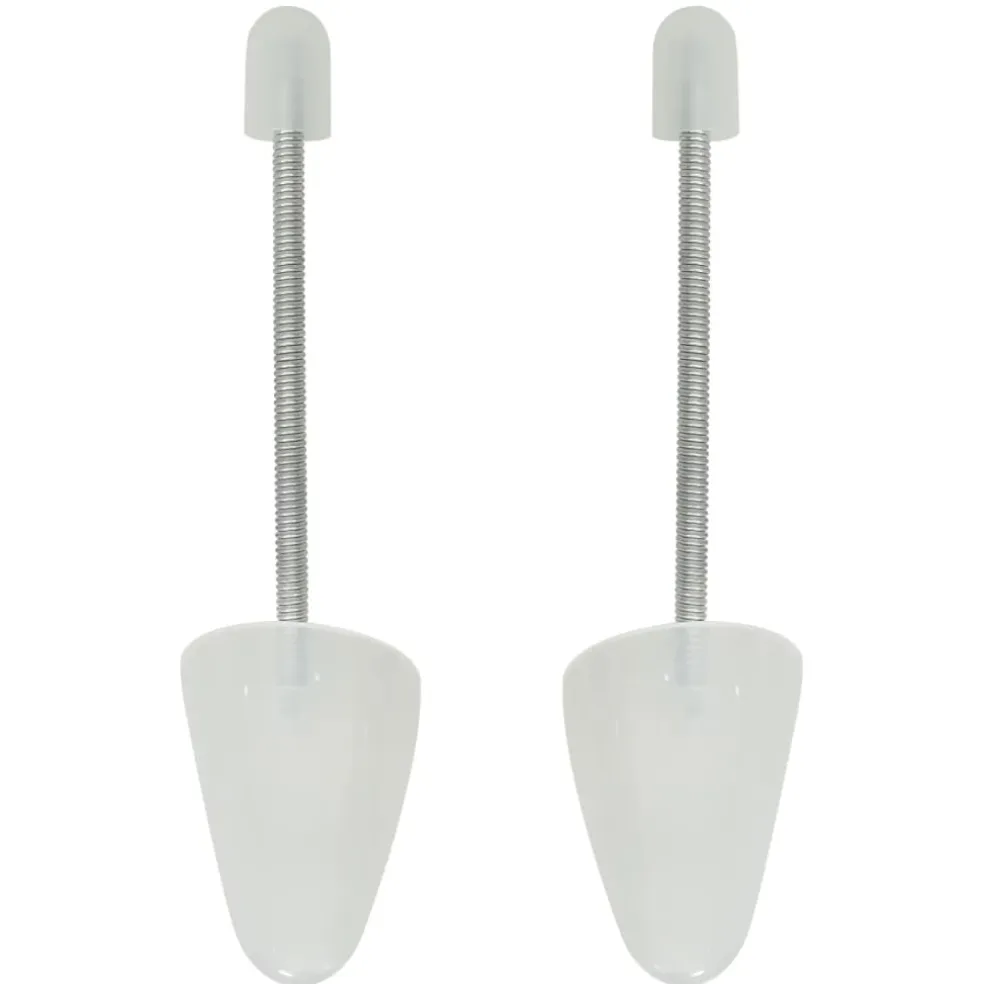 vidaXL Schoenspanners 5 paar EU 35-38 kunststof wit