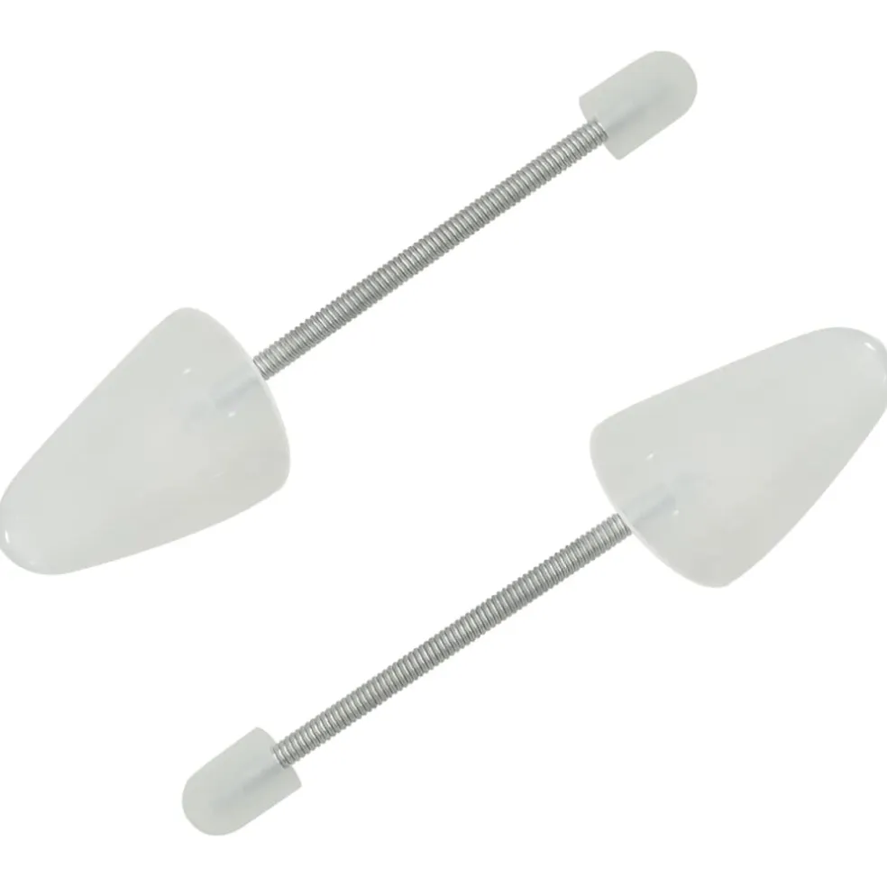 vidaXL Schoenspanners 5 paar EU 35-38 kunststof wit