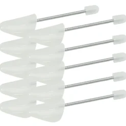 vidaXL Schoenspanners 5 paar EU 35-38 kunststof wit