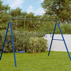 vidaXL Schommelset met schommels, trapeze en ladder