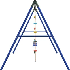vidaXL Schommelset met schommels, ladder en klimtouw met schijven