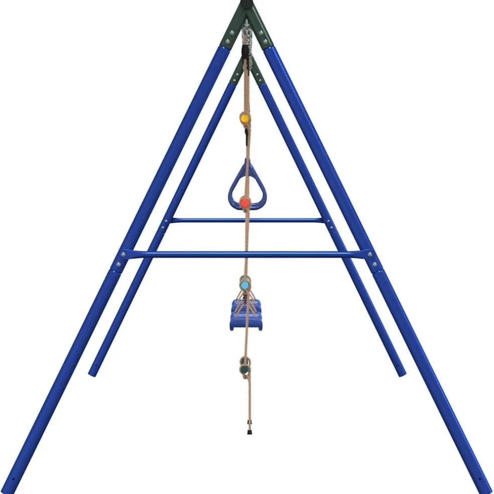 vidaXL Schommelset met schommels, trapeze en ladder