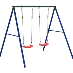 vidaXL Schommelset met 2 schommels